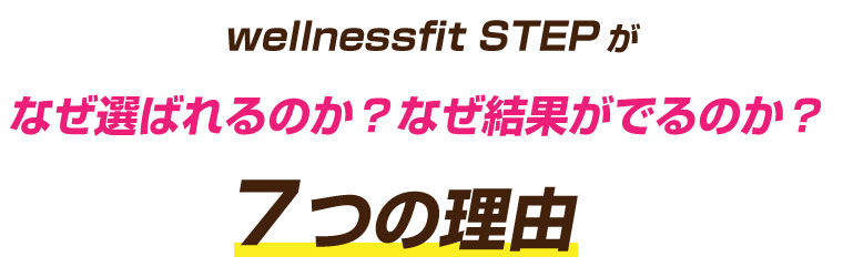 木更津のダイエット専門院 wellnessfit-step