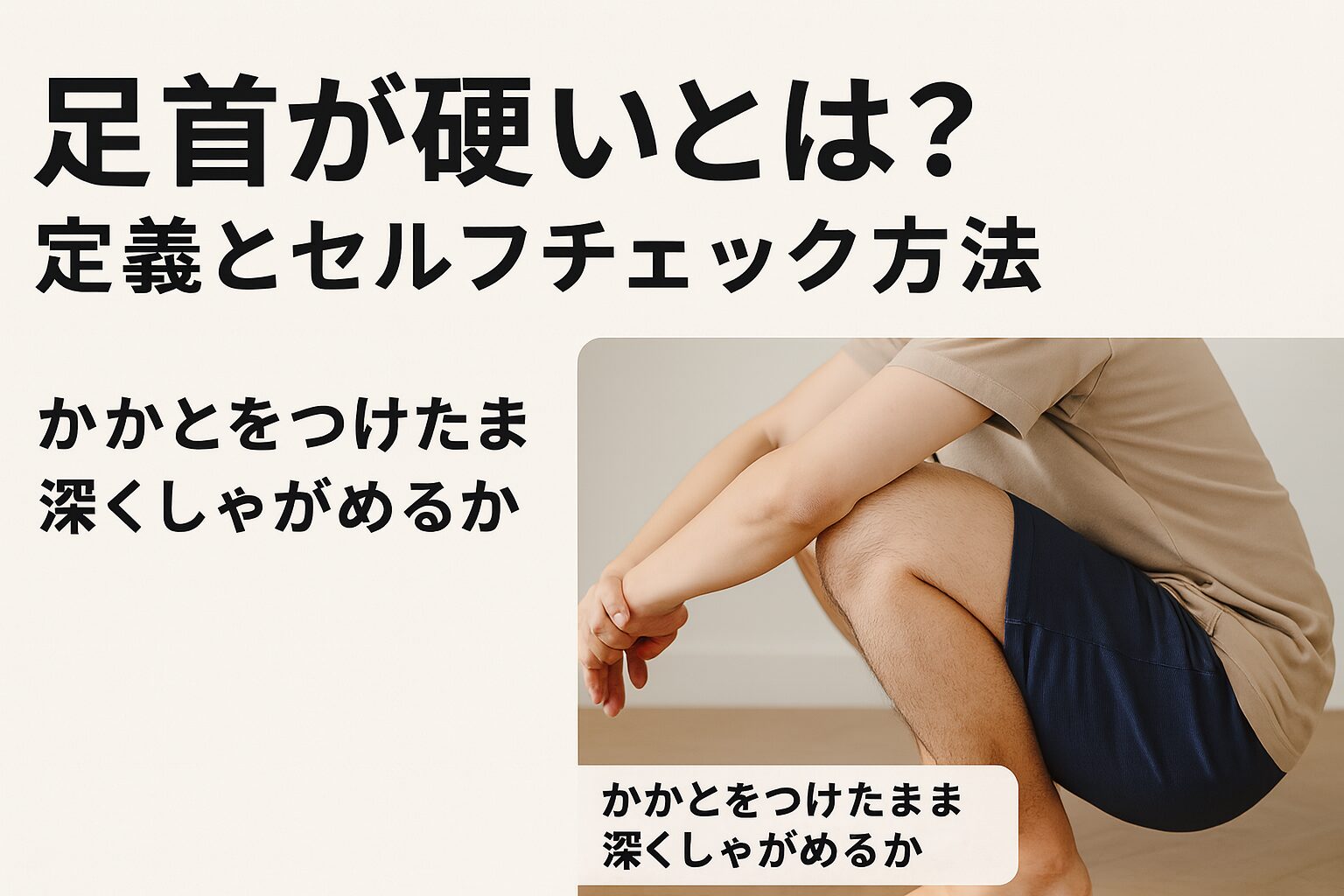足首 が 固い