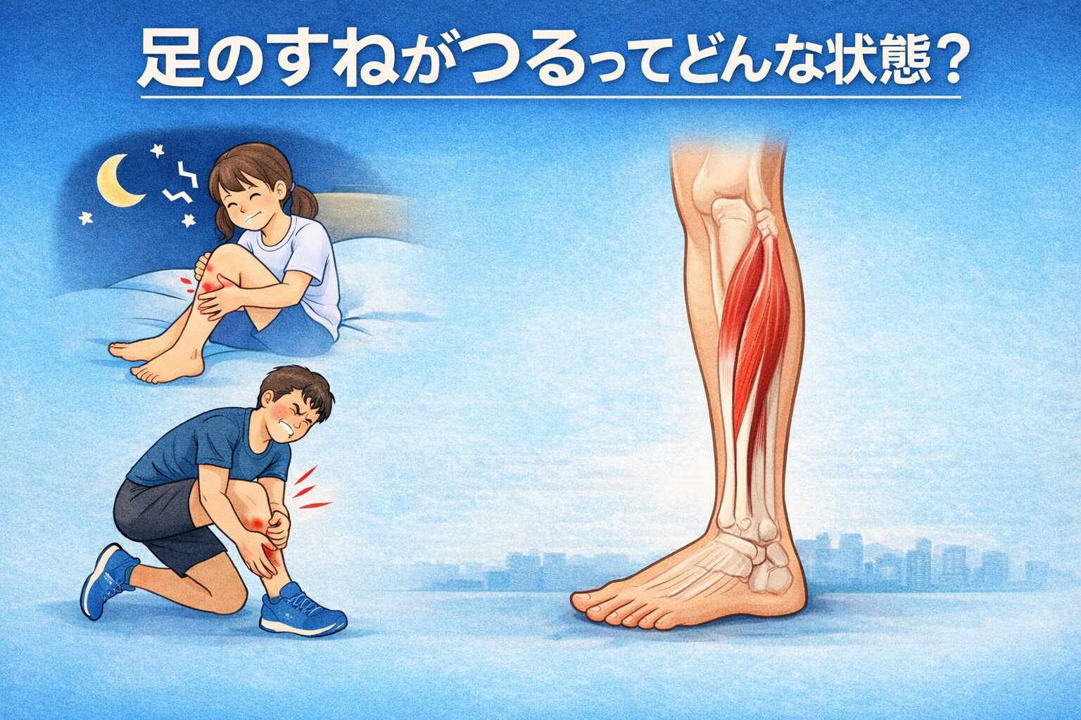 足のすね つる 治し方｜即効ケアから再発予防まで専門家が解説 - ステップ木更津鍼灸治療院 木更津市で鍼灸整体治療院なら《医療従事者が絶賛する ...